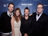 NEWPORT BEACH, CA - APRIL 26: Actors Joel David Moore, Jamie-Lynn Sigler, director Bryan Fogel and actor Tom Arnold attends the World Premiere Of 'Jewtopia' at the Newport Beach Film Festival at Edwards Big Newport 300 on April 26, 2012 in Newport Beach, California. (Photo by Tiffany Rose/WireImage)