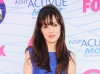 Zooey Deschanel arrives at the 2012 Teen Choice Awards