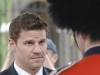 BONES:  Booth (David Boreanaz, L) takes on a member of the Royal Guard when he and Brennan travel from D.C. to London and are asked by local officials to lend their expertise to a high-profile murder investigation in the BONES two-hour season premiere episode "Yanks in the U.K." (parts 1 and 2) airing Wednesday, Sept. 3 (8:00-10:00 PM ET/PT) on FOX.    ©2008 Fox Broadcasting Co.  Cr:  Jay Maidment/FOX