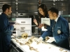 BONES:  The Jeffersonian team (L-R:  TJ Thyne, Michaela Conlin and guest star Eugene Byrd) helps Brennan and Booth when they travel to London and are asked to lend their expertise to a high-profile murder investigation in the BONES two-hour season premiere episode "Yanks in the U.K." (parts 1 and 2) airing Wednesday, Sept. 3 (8:00-10:00 PM ET/PT) on FOX.    ©2008 Fox Broadcasting Co.  Cr:  Greg Gayne/FOX