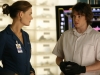 BONES:  Zack (Eric Millegan, R) returns to help Brennan (Emily Deschanel, L) and the team find the murderer of a writer in the BONES episode "The Perfect Pieces in the Purple Pond" airing Wednesday, Sept. 24 (8:00-9:00 PM ET/PT) on FOX.©2008 Fox Broadcasting Co.  Cr:  Greg Gayne/FOX