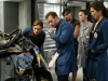 BONES:  The Jeffersonian team (L-R:  Emily Deschanel, TJ Thyne, Tamara Taylor, guest star Carla Gallo and Michaela Conlin) examines the smashed remains of a well known artist found in an impounded car in the BONES episode "The Skull in the Sculpture" airing Wednesday, Nov. 5 (8:00-9:00 PM ET/PT) on FOX.  ©2008 Fox Broadcasting Co.  Cr:  Greg Gayne/FOX