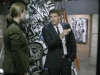 BONES:  Booth (David Boreanaz, R) and Brennan (Emily Deschanel, L) navigate the art world when the smashed remains of a well known artist are found in an impounded  car in the BONES episode "The Skull in the Sculpture" airing Wednesday, Nov. 5 (8:00-9:00 PM ET/PT) on FOX.  ©2008 Fox Broadcasting Co.  Cr:  Isabella Vosmikova/FOX
