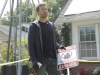 BONES:  Hodgins (TJ Thyne) investigates the crime scene in the BONES episode "The Beautiful Day in the Neighborhood" airing Thursday, Oct. 8 (8:00-9:00 PM ET/PT) on FOX.  ©2009 Fox Broadcast Company.  Cr:  Greg Gayne/FOX