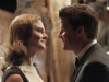 BONES:  Brennan (Emily Deschanel, L) and Booth (David Boreanaz, R) share an intimate moment when they attend a party for the opening of an Egyptology exhibit in the BONES episode "A Night at the Bones Museum" airing Thursday, Oct. 15 (8:00-9:00 PM ET/PT) on FOX.  ©2009 Fox Broadcasting Co.  Cr:  Greg Gayne/FOX