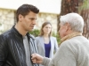 BONES:  Booth (David Boreanaz, L) must make a tough decision about the care of his grandfather Hank (guest star Ralph Waite, R) in the BONES episode "The Foot in the Foreclosure" airing Thursday, Nov. 19 (8:00-9:00 PM ET/PT) on FOX.  Â©2009 Fox Broadcasting Co.  Cr:  Greg Gayne/FOX