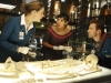 BONES:  L-R:  Brennan (Emily Deschanel), Cam (Tamara Taylor) and Hodgins (TJ Thyne) are locked in the lab by a group of mysterious government agents who force them to identify a mysterious skeleton in "The Proof in the Pudding" airing Thursday, Jan. 21 (8:00-9:00 PM ET/PT) on FOX.  ©2010 Fox Broadcasting Co.  Cr:  Michael Desmond/FOX