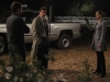 BONES:  Brennan (Emily Deschanel, R) and Booth (David Boreanaz, C) question Chris Fife (Cameron Bender, L) the disgruntled ex-boyfriend of a dentist whose skeleton was found buried at a Civil War reenactment site, in the BONES episode "The Dentist in the Ditch" airing Thursday,  Jan. 28 (8:00-9:00 PM ET/PT) on FOX.  ©2010 Fox Broadcasting Co.  Cr:  Greg Gayne/FOX