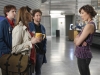 BONES:  L-R:  Zack (guest star Eric Millegan), Brennan (Emily Deschanel), Hodgins (TJ Thyne) and Angela (Michaela Conlin) work on their first case with the FBI in the milestone 100th episode of BONES, which takes viewers back in time six years .  The BONES 100th episode "The Parts in the Sum of the Whole" airs Thursday, April 8 (8:00-9:00 PM ET/PT) on FOX.©2010 Fox Broadcasting Co.  Cr:  Greg Gayne/FOX