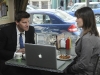 BONES:  Brennan (Emily Deschanel, R) and Booth (David Boreanaz, L) research the mythical Chupacabra and a possible correlation with their latest case in "The Truth in the Myth" episode of BONES airing Thursday, April 14 (9:00-10:00 PM ET/PT) on FOX.  ©2011 Fox Broadcasting Co.  Cr:  Michael Yarish/FOX