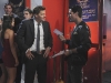 BONES:  Booth (David Boreanaz, L) questions a bouncer (guest star Antonio Sabato Jr., R) at a night club on the Jersey Shore in the BONES episode "The Maggots in the Meathead" airing Thursday, Oct 7 (8:00-9:00 PM ET/PT) on FOX.  ©2010 Fox Broadcasting Co.  Cr:  Ray Mickshaw/FOX