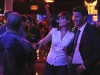 BONES:  Brennan (Emily Deschanel, L) and Booth (David Boreanaz, R) visit a night club at the Jersey Shore when they investigate the death of a personal trainer in the BONES episode "The Maggots in the Meathead" airing Thursday, Oct 7 (8:00-9:00 PM ET/PT) on FOX.  ©2010 Fox Broadcasting Co.  Cr:  Ray Mickshaw/FOX