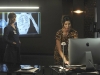 BONES:  Brennan (Emily Deschanel, L) and Angela (Michaela Conlin, R) search for the murderer of a bounty hunter in the "The Body in the Bounty" episode of BONESairing Thursday, Oct. 14 (8:00-9:00 PM ET/PT) on FOX.  ©2010 Fox Broadcasting Co.  Cr:  Ray Mickshaw/FOX