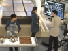 BONES:  Brennan (Emily Deschanel, C), Cam (Tamara Taylor, L) and Jeffersonian "squintern" Vincent Nigel-Murray (Ryan Cartwright, R) investigate human remains found in the world's largest chocolate bar in "The Babe In The Bar" episode of BONES airing Thursday, Nov. 18 (8:00-9:00 PM ET/PT) on FOX.  ©2010 Fox Broadcasting Co.  Cr:  Michael Yarish/FOX