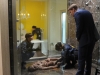 BONES:  Brennan (Emily Deschanel, L), Booth (David Boreanaz, R) and Cam (Tamara Taylor, C) are called in to identify a body discovered in the shower of an upscale home in "The Body in the Bag" episode of BONES airing Thursday, Jan. 20 (9:00-10:00 PM ET/PT) on FOX.  Â©2011 Fox Broadcasting Co.  Cr:  Richard Foreman/FOX