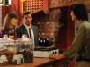 BONES:  Brennan (Emily Deschanel, L) and Booth (David Boreanaz, C) interview an herbalist (guest star Jack Yang, R) in "The Body in the Bag" episode of BONES airing Thursday, Jan. 20 (9:00-10:00 PM ET/PT) on FOX.  ©2011 Fox Broadcasting Co.  Cr:  Richard Foreman/FOX