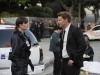 BONES:  Brennan (Emily Deschanel, L) and Booth (David Boreanaz, R) try to piece together the exact location and identity of the sniper who fired at "The Gravedigger" in "The Bullet in the Brain" episode of BONES airing Thursday,  Jan. 27 (9:00-10:00 PM ET/PT) on FOX.  ©2011 Fox Broadcasting Co.  Cr:  Ray Mickshaw/FOX