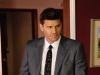 BONES:  Booth (David Boreanaz) and Brennan interrogate the three wives of a victim found in a cornfield in "The Sin in the Sisterhood" episode of BONES airing Thursday, Feb. 3 (9:00-10:00 PM ET/PT) on FOX.  ©2011 Fox Broadcasting Co.  Cr:  Ray Mickshaw/FOX