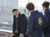 BONES:  Booth (David Boreanaz, L) and the Jeffersonian team investigate the death of a BMX biker in "The Daredevil in the Mold" episode of BONES airing Thursday, Feb. 10 (9:00-10:00 PM ET/PT) on FOX.  Â©2011 Fox Broadcasting Co.  Cr:  Ray Mickshaw/FOX