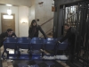 BONES:  Booth (David Boreanaz, R) enlists Brennan (Emily Deschanel, C) and Sweets (John Francis Daley, L) to help him move stadium seats into his apartment in "The Blackout in the Blizzard" episode of BONES airing Thursday, March 17 (9:00-10:00 PM ET/PT) on FOX.  Â©2011 Fox Broadcasting Company.  Cr:  Richard Foreman/FOX