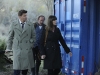 BONES:  Brennan (Emily Deschanel, R) and Booth (David Boreanaz, L) visit a university's body farm in