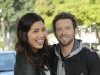 BONES:  Parents-to-be Hodgins (TJ Thyne, R) and Angela (Michaela Conlin, L) in