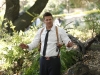 BONES:  Booth (David Boreanaz) investigates remains found in a paintball field in "The Memories in the Shallow Grave" Season Seven premiere of BONES airing Thursday, Nov. 3 (9:00-10:00 ET/PT) on FOX.  ©2011 Fox Broadcasting Co. Cr:  Beth Dubber/FOX