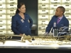 BONES:  Brennan (Emily Deschanel, L) and Jeffersonian intern Dr. Clark Edison (Eugene Byrd, R) examine remains found in boxes at a dead letter office in