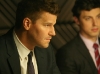 BONES:  Booth (David Boreanaz, L) and Sweets (John Francis Daley, R) interrogate a suspect in