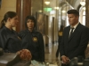 BONES:  L-R:  Brennan (Emily Deschanel), Cam (Tamara Taylor) and Booth (David Boreanaz) investigate remains found at a Washington, DC monument in "The Crack in the Code" episode of BONES airing Thursday, Jan. 12 (8:00-9:00 PM ET/PT) on FOX.  ©2011 Fox Broadcasting Co.  Cr:  Patrick McElhenney/FOX