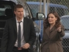 BONES:  Brennan (Emily Deschanel, R) and Booth (David Boreanaz, L) investigate a murder that took place in prison in "The Prisoner in the Pipe" spring premiere of BONES airing Monday, April 2 (8:00-9:00 PM ET/PT) on FOX.  ©2012 Fox Broadcasting Co.  Cr:  Patrick McElhenney/FOX