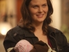 BONES:  Brennan (Emily Deschanel) returns home with her new baby daughter in "The Prisoner in the Pipe" Spring Premiere episode of BONES airing Monday, April 2 (8:00-9:00 PM ET/PT) on FOX.  ©2012 Fox Broadcasting Co.  Cr:  Patrick McElhenney/FOX