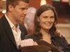 BONES:  Brennan (Emily Deschanel, R) and Booth (David Boreanaz, L) return home with her new baby in "The Prisoner in the Pipe" Spring Premiere episode of BONES airing Monday, April 2 (8:00-9:00 PM ET/PT) on FOX.  ©2012 Fox Broadcasting Co.  Cr:  Patrick McElhenney/FOX