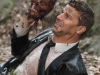 BONES:  Booth (David Boreanaz) takes an unexpected fall when investigating a murder linked to a century-old family feud in the "The Family in the Feud" episode of BONES airing Monday, April 30 (8:00-9:00 PM ET/PT) on FOX.  ©2012 Fox Broadcasting Co.  Cr:  Patrick McElhenney/Fox
