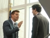 BONES:  Sweets (John Francis Daley, R) has some new information for Booth (David Boreanaz, L) in the "The Past in the Present" season finale episode of BONES airing Monday, May 14 (8:00-9:00 PM ET/PT) on FOX.  Â©2012 Fox Broadcasting Co.  Cr:  Patrick McElhenney/FOX