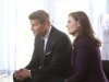 BONES:  Brennan (Emily Deschanel, R) and Booth (David Boreanaz, second from R) interview a couple on the brink of divorce who recently reconciled (Sophina Brown, L and Tom Gallop, second from L) in "The Partners in the Divorce" episode of BONES airing Monday, Sept. 24 (8:00-9:00 PM ET/PT) on FOX.  Â©2012 Fox Broadcasting Co.  Cr:  Adam Taylor/FOX
