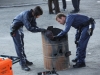 BONES:  Cam (Tamara Taylor, L) and Hodgins (TJ Thyne, R) investigate remains at a crime scene in "The Partners in the Divorce" episode of BONES airing Monday, Sept. 24 (8:00-9:00 PM ET/PT) on FOX.  Â©2012 Fox Broadcasting Co.  Cr:  Adam Taylor/FOX