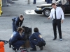 BONES:  L-R:  Brennan (Emily Deschanel), Hodgins (TJ Thyne), Cam (Tamara Taylor) and Booth (David Boreanaz) investigate remains at a crime scene in "The Partners in the Divorce" episode of BONES airing Monday, Sept. 24 (8:00-9:00 PM ET/PT) on FOX.  Â©2012 Fox Broadcasting Co.  Cr:  Adam Taylor/FOX