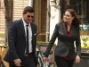 BONES:   Brennan (Emily Deschanel, R) and Booth (David Boreanaz, L) investigate a murder in an artisan district of Washington, D.C. in "The Method in the Madness" episode of BONES airing Monday, Nov. 5 (8:00-9:00 PM ET/PT) on FOX.  Â©2012 Fox Broadcasting Co.  Cr:  Patrick McElhenney/FOX