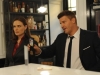 BONES:   Brennan (Emily Deschanel, L) and Booth (David Boreanaz, R) investigate a murder in an artisan district of Washington, D.C. in "The Method in the Madness" episode of BONES airing Monday, Nov. 5 (8:00-9:00 PM ET/PT) on FOX.  ©2012 Fox Broadcasting Co.  Cr:  Patrick McElhenney/FOX