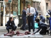 BONES:   Brennan (Emily Deschanel, L), Booth (David Boreanaz, C) and Cam (Tamara Taylor, R) investigate remains found in a city garbage can in "The Method in the Madness" episode of BONES airing Monday, Nov. 5 (8:00-9:00 PM ET/PT) on FOX.  Â©2012 Fox Broadcasting Co.  Cr:  Ray Mickshaw/FOX