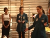 BONES:   Brennan (Emily Deschanel, R) brings all the Jeffersonian interns in for a special project in the "The Patriot in Purgatory" episode of BONES airing Monday, Nov. 12 (8:00-9:00 PM ET/PT) on FOX.  Also pictured Tamara Taylor (L) and Michaela Conlin (C).  ©2012 Fox Broadcasting Co.  Cr:  Patrick McElhenney/FOX