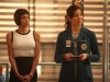 BONES:   Cam (Tamara Taylor, L) and Angela (Michaela Conlin, R) listen as Brennan explains a special project to all the Jeffersonian interns in the "The Patriot in Purgatory" episode of BONES airing Monday, Nov. 12 (8:00-9:00 PM ET/PT) on FOX.  ©2012 Fox Broadcasting Co.  Cr:  Patrick McElhenney/FOX