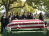 BONES:   Brennan (Emily Deschanel, fifth from R), Booth (David Boreanaz, second from R), the Jeffersonian team and interns attend the funeral of a man who died as a result of the 9/11 terrorist attacks in the "The Patriot in Purgatory" episode of BONES airing Monday, Nov. 12 (8:00-9:00 PM ET/PT) on FOX.  Also pictured L-R:  Eugene Byrd, Luke Kleintank, TJ Thyne, Joel David Moore, Michaela Conlin, Michael Grant Terry, John Francis Dayley, Pej Vahdat and Tamara Taylor.  ©2012 Fox Broadcasting Co.  Cr:  Patrick McElhenney/FOX