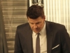 BONES:  Brennan (Emily Deschanel, R) and Booth (David Boreanaz, L) investigate a car that they believe may have hit and killed a young boy in the milestone 150th episode of BONES, "The Ghost in the Machine," airing Monday, Dec. 3 (8:00-9:01 PM ET/PT) on FOX.  ©2012 Fox Broadcasting Co.  Cr:  Patrick McElhenney/FOX