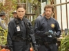 BONES:  Brennan (Emily Deschanel, L) and Hodgins (TJ Thyne, R) investigate remains found in an abandoned greenhouse in the milestone 150th episode of BONES, "The Ghost in the Machine," airing Monday, Dec. 3 (8:00-9:01 PM ET/PT) on FOX.  ©2012 Fox Broadcasting Co.  Cr:  Patrick McElhenney/FOX