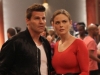 BONES: Brennan (Emily Deschanel, R) and Booth (David Boreanaz, L) reprise their Buck and Wanda Moosejaw characters when they go undercover on a ballroom dancing television competition in the "The Diamond in the Rough" episode of BONES, the first of a special two-hour episode,  airing Monday, Jan. 14 (8:00-9:00 PM ET/PT) on FOX.  ©2012 Fox Broadcasting Co.  Cr:  Patrick McElhenney/FOX