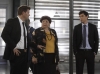 BONES:  L-R:  Booth (David Boreanaz), Asst. U.S. Attorney Caroline Julian (Patricia Belcher) and Sweets (John Francis Daley) find a way to implicate Pelant in their current case in the
