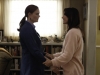 BONES:  While hospitalized after being shot, Brennan (Emily Deschanel, L) struggles with visions of her mother (guest star Brooke Langton, R) in the