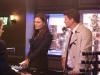 BONES:  Brennan (Emily Deschanel, C) and Booth (David Boreanaz, R) interview a jewelry store owner (guest star Curtis Armstrong, L) in the